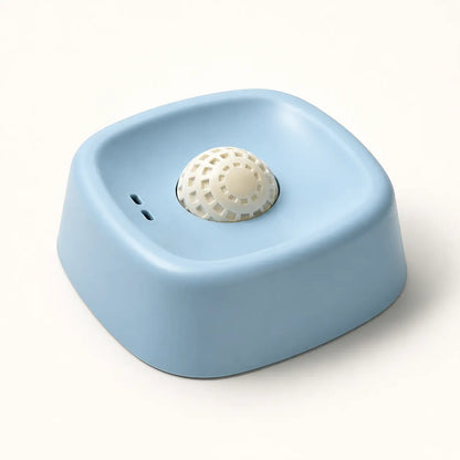 Dog Slow Feeder Bowl with Rotating Lick Ball for Yogurt, Wet Food and Treats