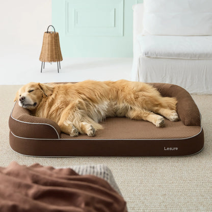 Lesure Realortho Orthopedic Dog Bed - Joint Protection for Large & Senior Dogs