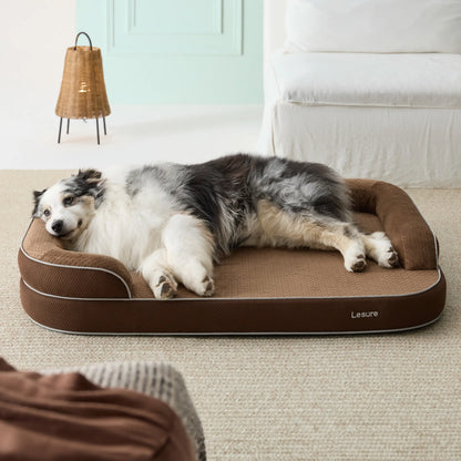 Lesure Realortho Orthopedic Dog Bed - Joint Protection for Large & Senior Dogs