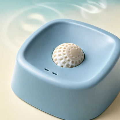 Dog Slow Feeder Bowl with Rotating Lick Ball for Yogurt, Wet Food and Treats