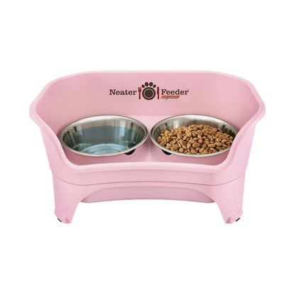Neater Feeder Express for Cats - MESS PROOF PET BOWLS with Raised Walls & Elevated Design for Improved Digestion - Easy to Clean & Top-Rack Dishwasher Safe - Made in the USA