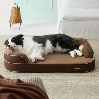 Lesure Realortho Orthopedic Dog Bed - Joint Protection for Large & Senior Dogs