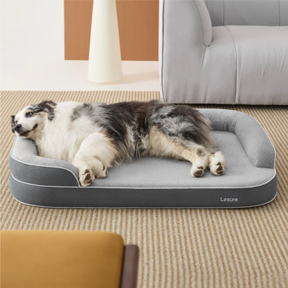 Lesure Realortho Orthopedic Dog Bed - Joint Protection for Large & Senior Dogs